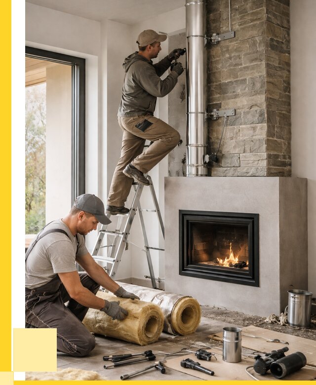 Монтаж дымоходов для каминов в Можге от 15192 р. ЭриданМжг