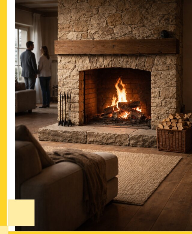 Открытые камины под ключ в Можге от 151920 р. ЭриданМжг