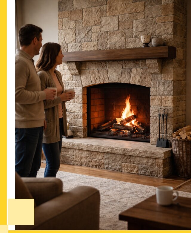 Каменные камины на заказ в Можге от 182304 р. | ЭриданМжг