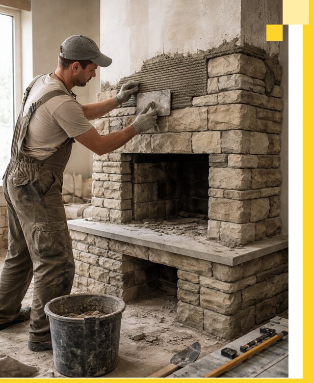 Строительство каминов под ключ в Можге от проектирования до монтажа