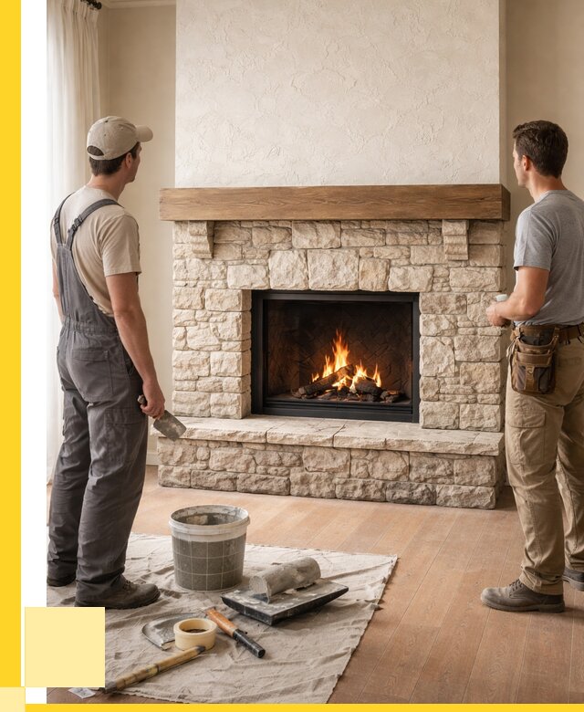 Отделка каминов в Можге от 6583 р. под ключ | ЭриданМжг