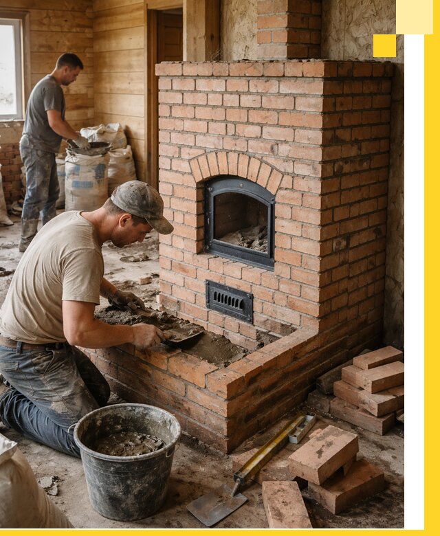 Профессиональное строительство печей в Можге под ключ