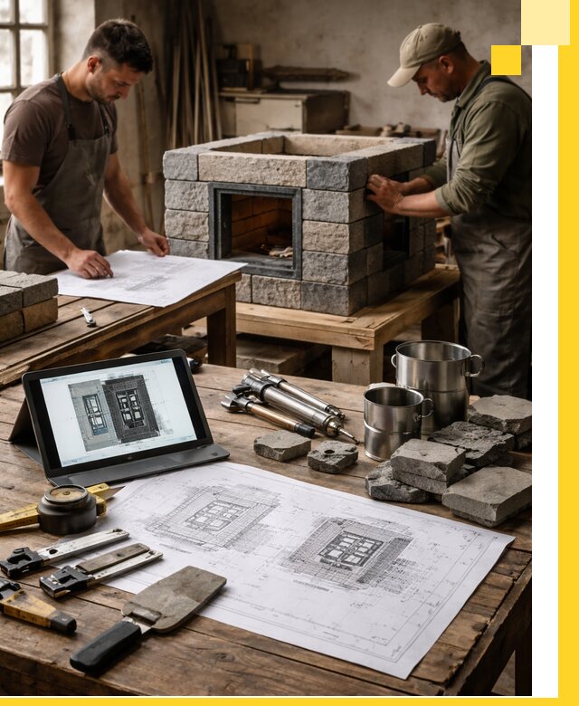 Разработка проектов печей с согласованием и монтажом в Можге