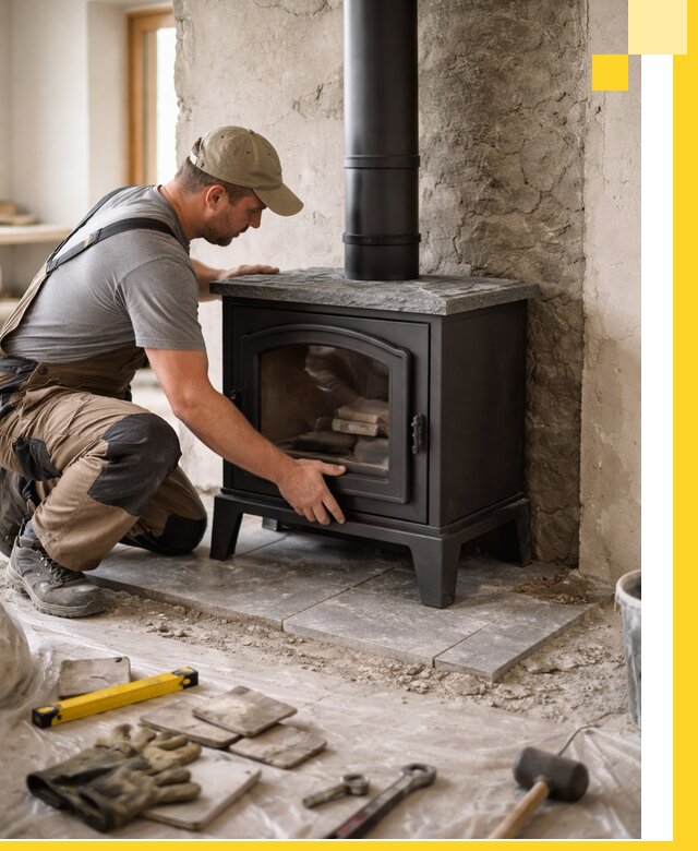 Профессиональный монтаж печей и каминов в Можге под ключ