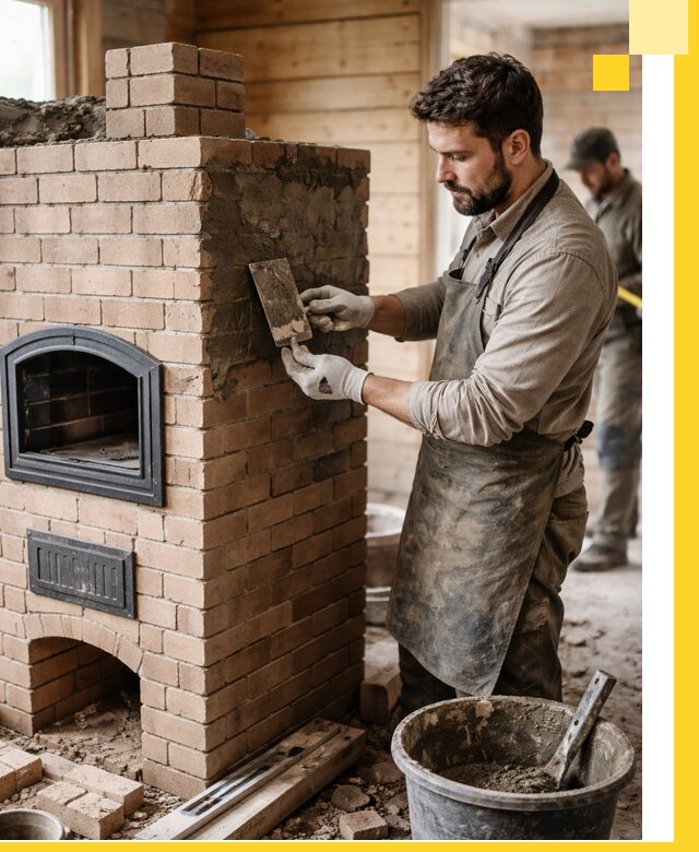 Изготовление и установка печей-шведок под ключ в Можге