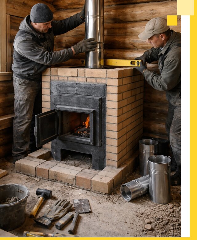 Проектирование, изготовление и установка банных печей в Можге