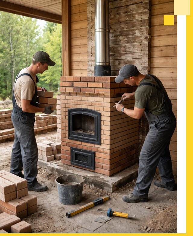 Производство и установка дачных печей под ключ в Можге