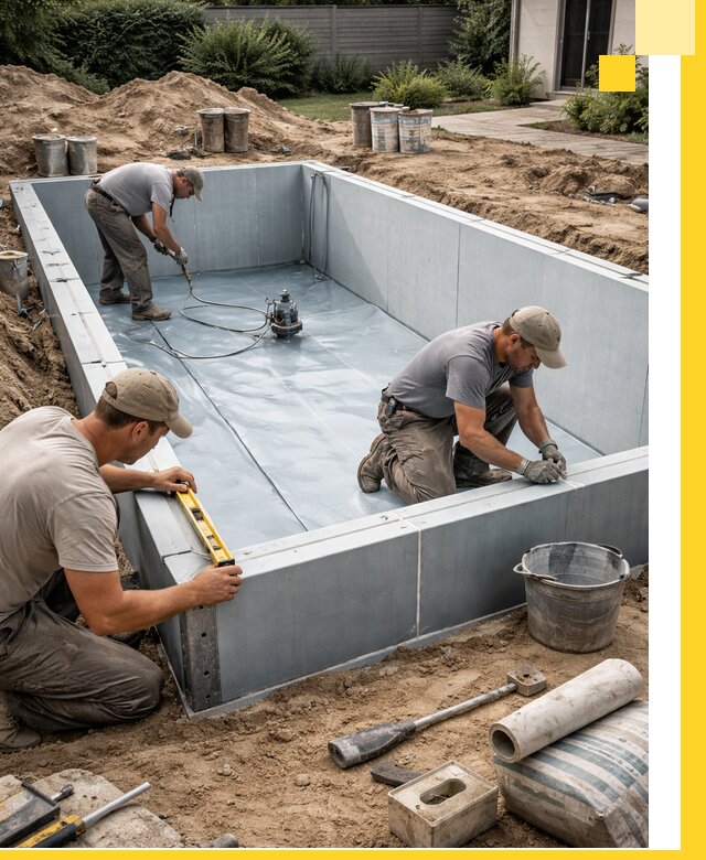 Профессиональный монтаж бассейнов под ключ в Можге с гарантией