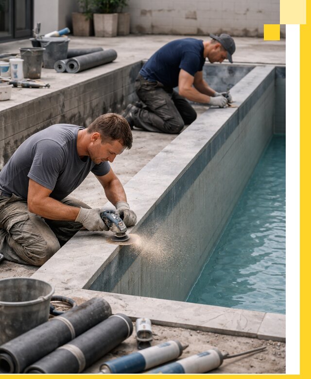 Профессиональный ремонт бассейнов под ключ в Можге