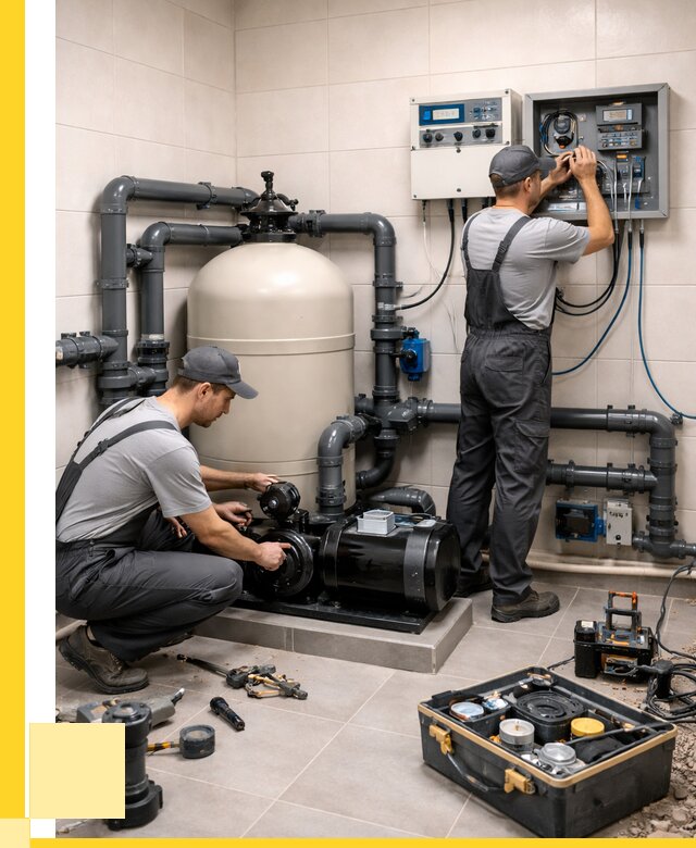 Монтаж оборудования для бассейнов в Можге от 40512 р. | ЭриданМжг