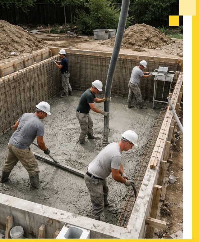 Строительство бетонных бассейнов под ключ в Можге