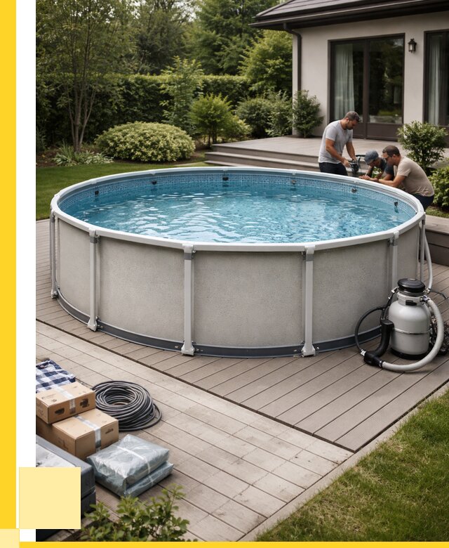 Купить каркасные бассейны в Можге от 45576 р. | ЭриданМжг