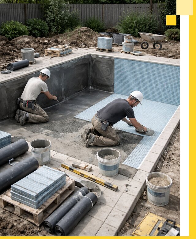 Проектирование и строительство стационарных бассейнов в Можге