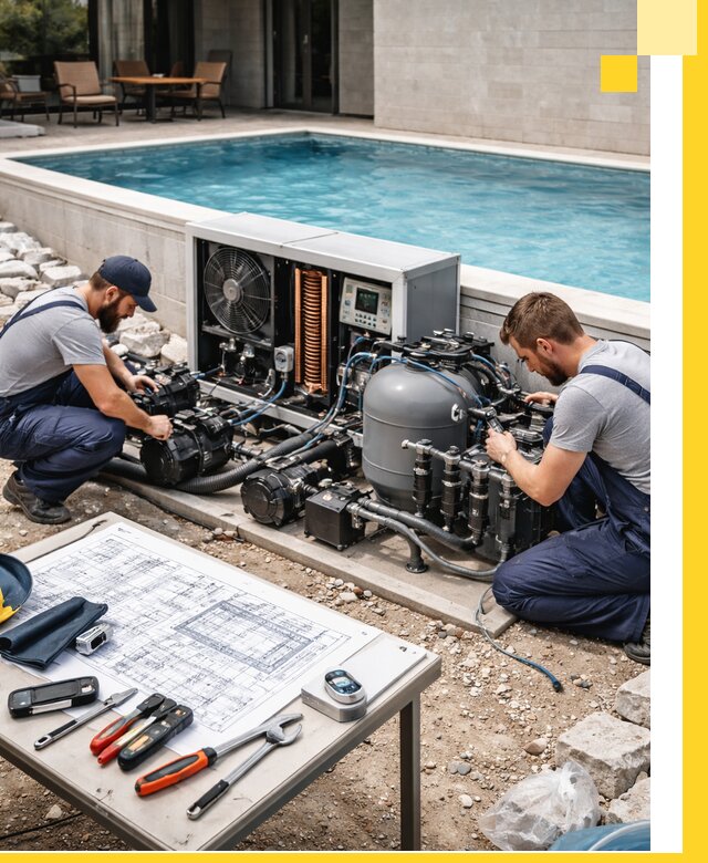 Проектирование и монтаж бассейнов с подогревом в Можге