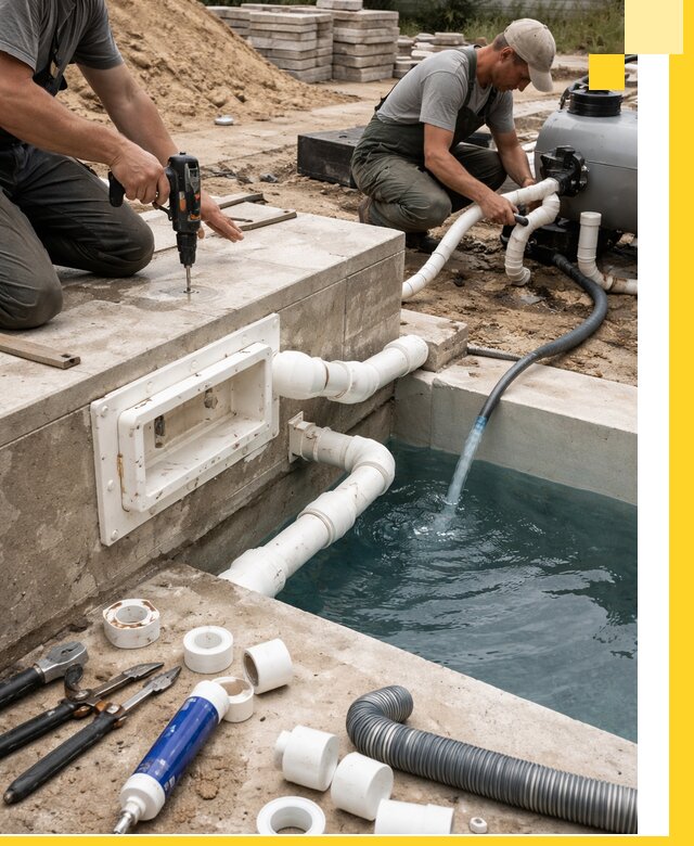 Строительство скиммерных бассейнов под ключ в Можге