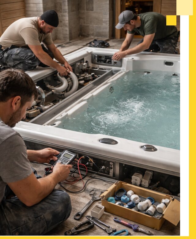 Гидромассажные бассейны под ключ в Можге, дизайн и монтаж