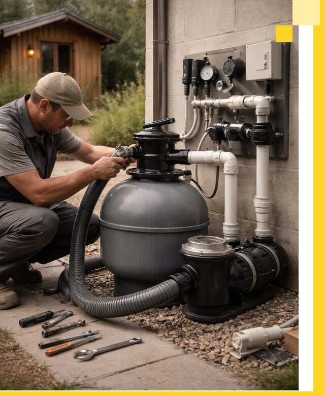 Продажа и монтаж фильтров и насосов для бассейнов в Можге