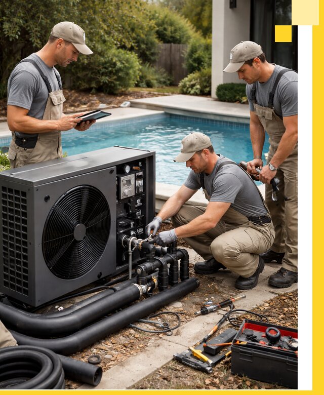 Проектирование и установка тепловых насосов для бассейнов в Можге