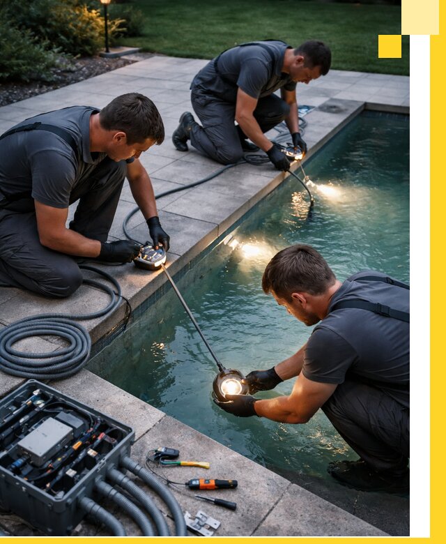 Профессиональное освещение бассейнов в Можге: дизайн и монтаж