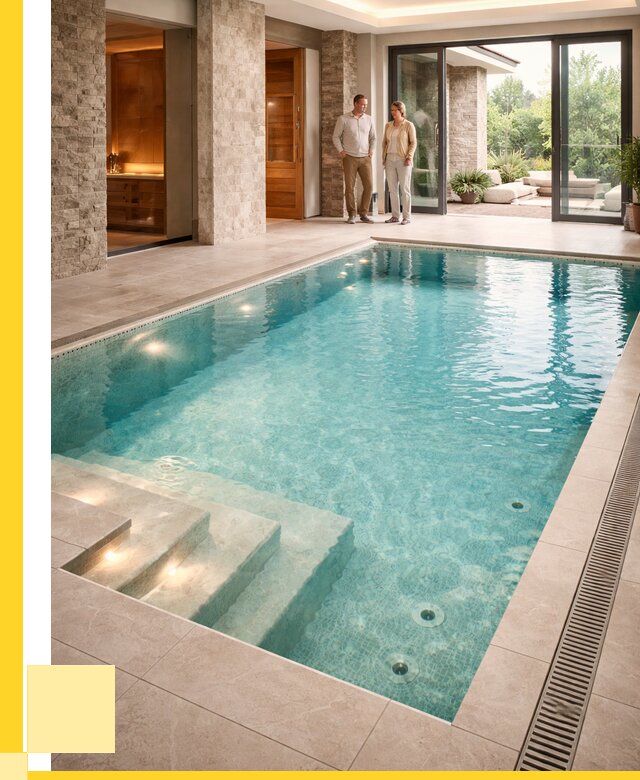 Бассейн во дворе в Можге: проект, отделка от 1215360 р. | ЭриданМжг