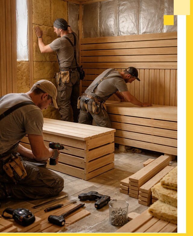 Профессиональное строительство саун под ключ в Можге