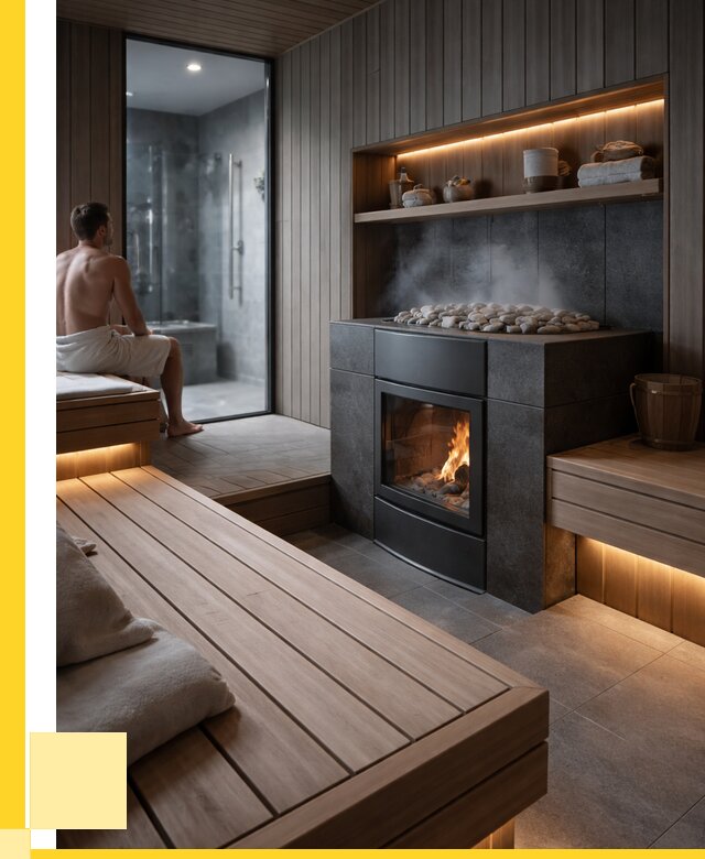 Проект сауны в частном доме в Можге от 35448 р. | ЭриданМжг