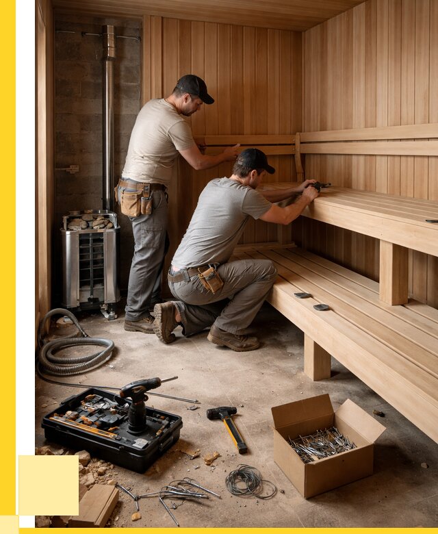 Монтаж саун под ключ в Можге от 121536 р. | ЭриданМжг