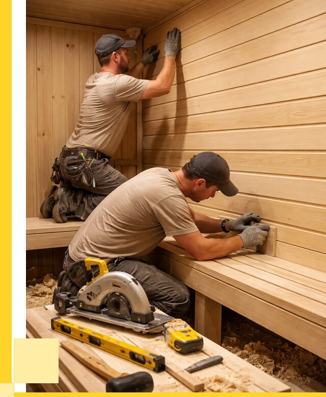 Обшивка саун вагонкой в Можге от 2532 р. | ЭриданМжг