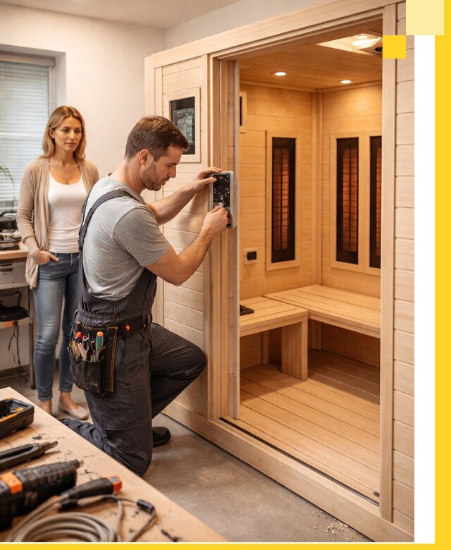 Инфракрасные сауны под ключ в Можге продажа и установка