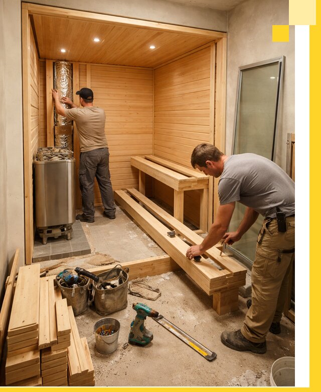 Проектирование и установка домашних саун под ключ в Можге