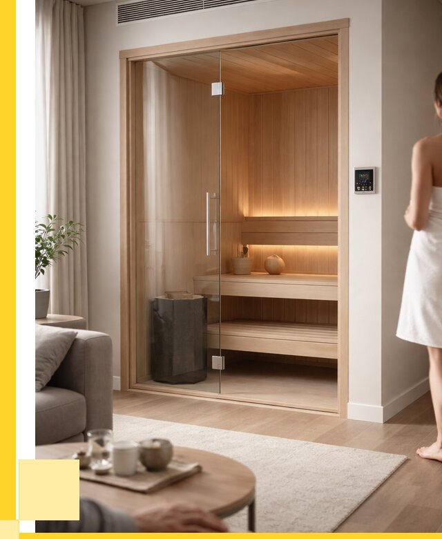 Сауна в квартире под ключ в Можге от 121536 р. ЭриданМжг