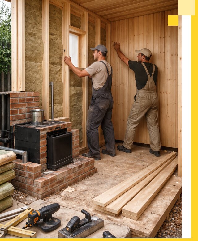 Строительство и установка дачных саун под ключ в Можге