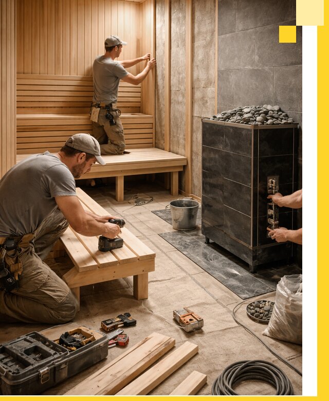 Дизайн и строительство интерьерных саун под ключ в Можге