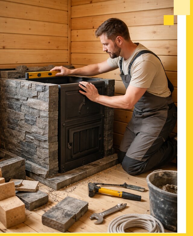 Производство и установка печей для саун под ключ в Можге