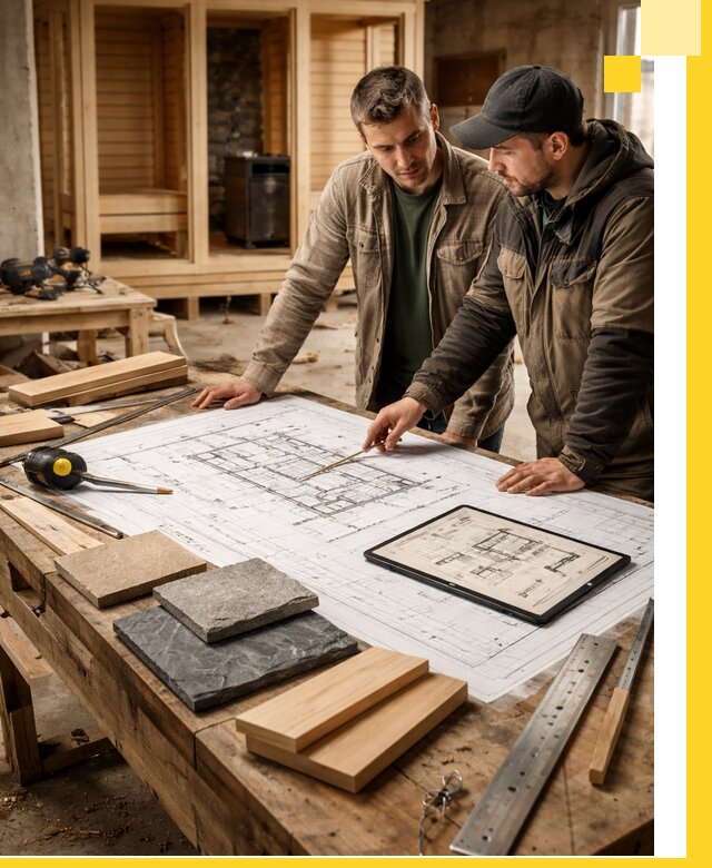 Проекты бань под ключ и планы строительства в Можге