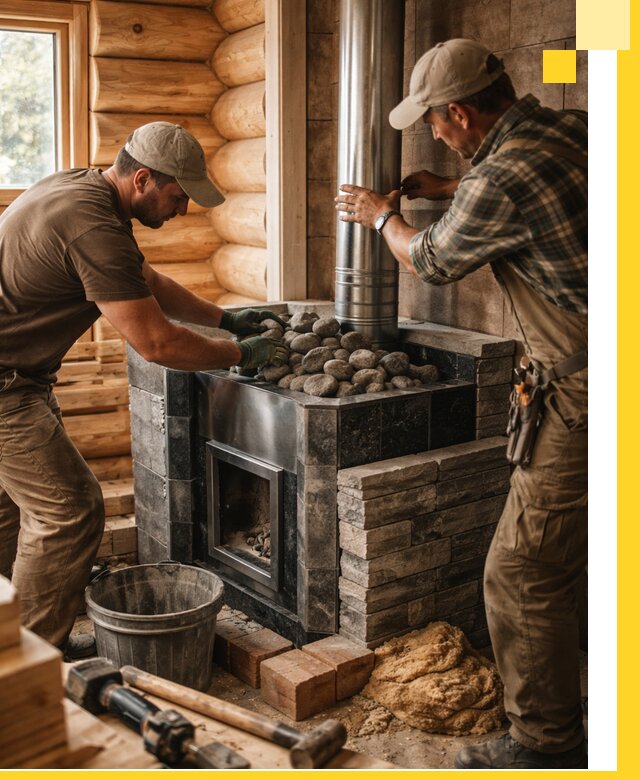 Строительство и отделка русских бань под ключ в Можге