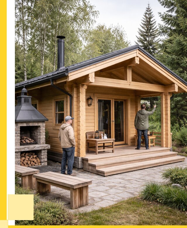 Деревянные бани под ключ в Можге от 455760 р. | ЭриданМжг