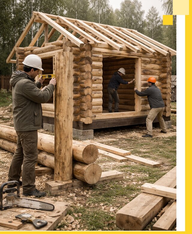 Строительство бань для дачи под ключ в Можге с доставкой и монтажом