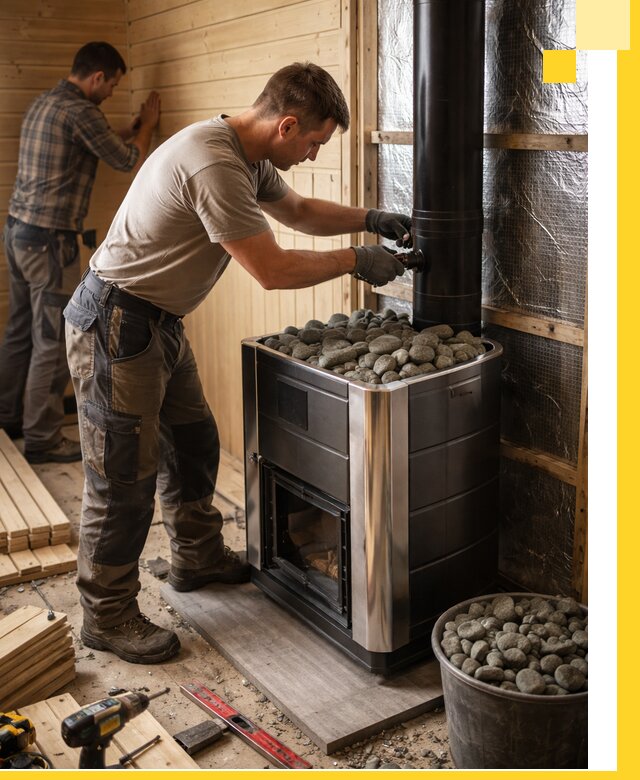 Проектирование и строительство парилок для бани в Можге под ключ