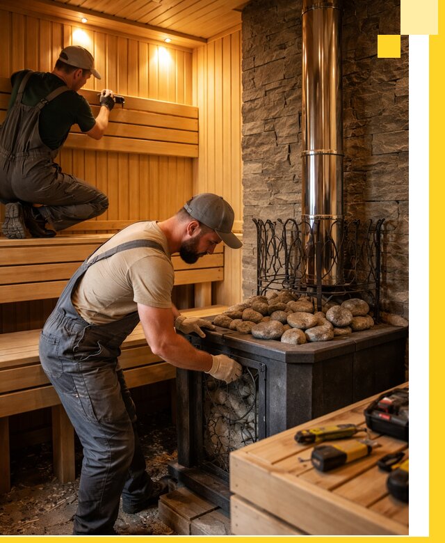 Комплексный дизайн бань, саун и зон отдыха в Можге