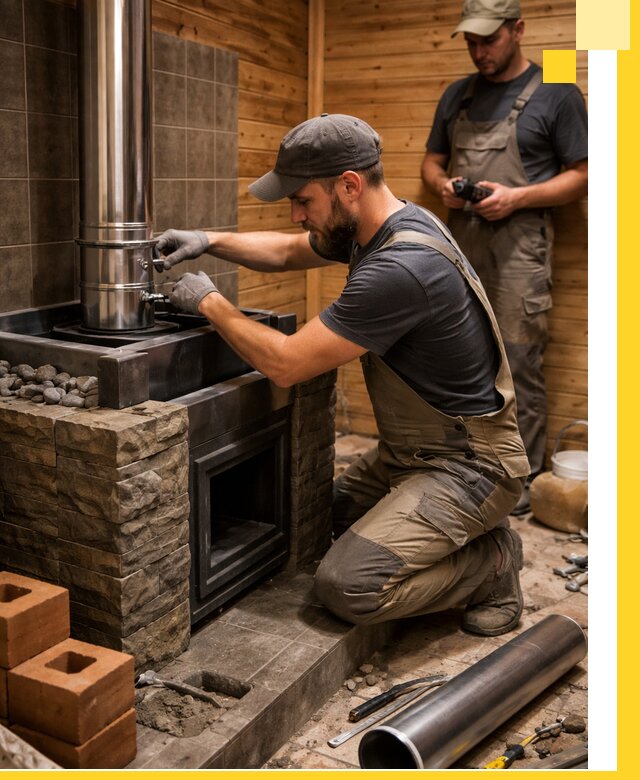 Изготовление и установка банных печей под ключ в Можге