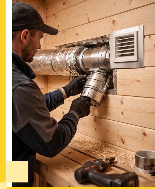 Монтаж вентиляции бани в Можге от 12154 р. | ЭриданМжг