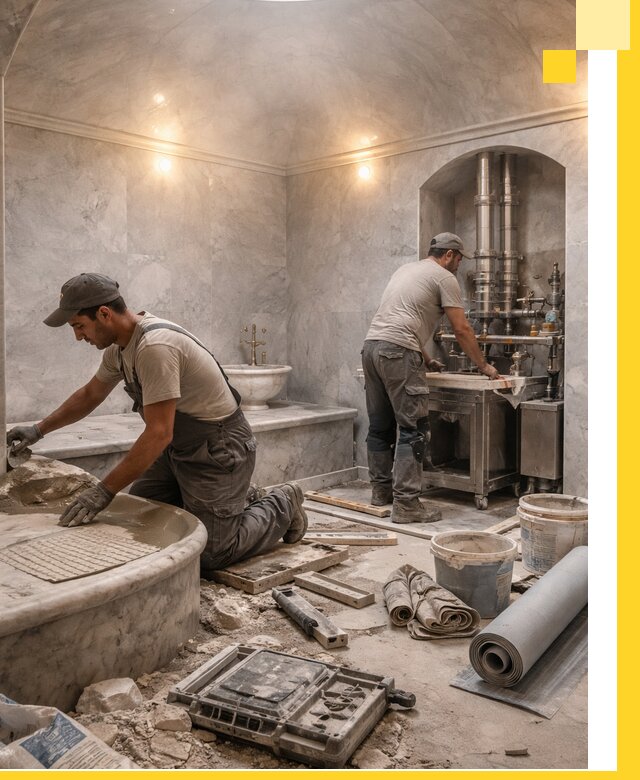 Строительство турецких бань хаммам под ключ в Можге