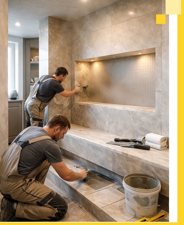 Профессиональное строительство хамама в квартире в Можге