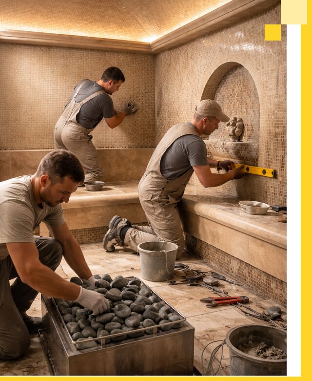 Проектирование и строительство хамама и сауны в Можге