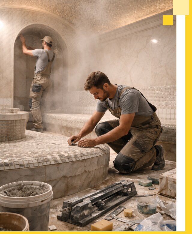 Профессиональный дизайн хамама и SPA под ключ в Можге