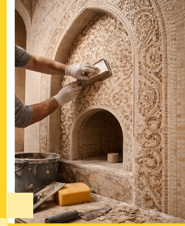 Мозаика для хамама в Можге под ключ от 5064 р. | ЭриданМжг