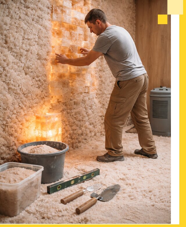 Проектирование и монтаж соляных комнат в Можге под ключ