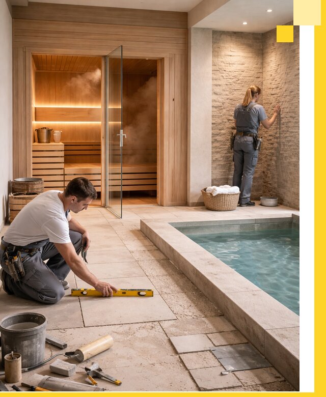 Комплексный дизайн и отделка интерьеров SPA под ключ в Можге